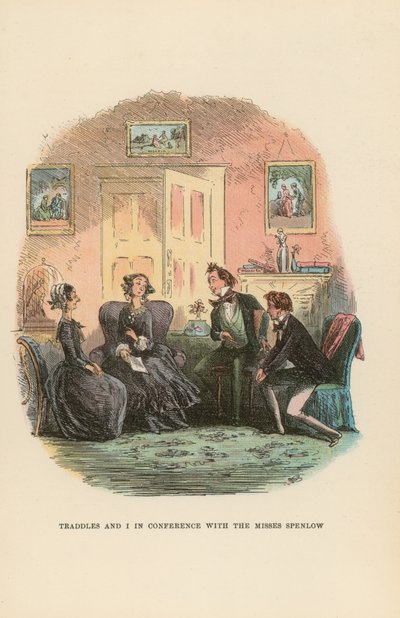 Illustration for David Copperfield by Hablot Knight Browne